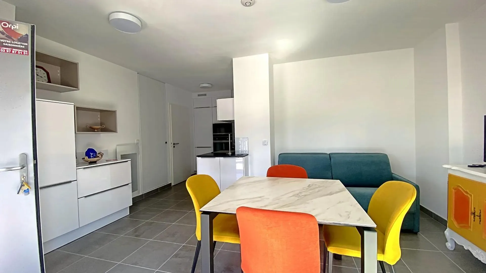 Apartamento Ref 256 - Larmor-Plage T2 En Rdc Plein Bourg Avec Terrasse Sur Rue Principale Et Parking