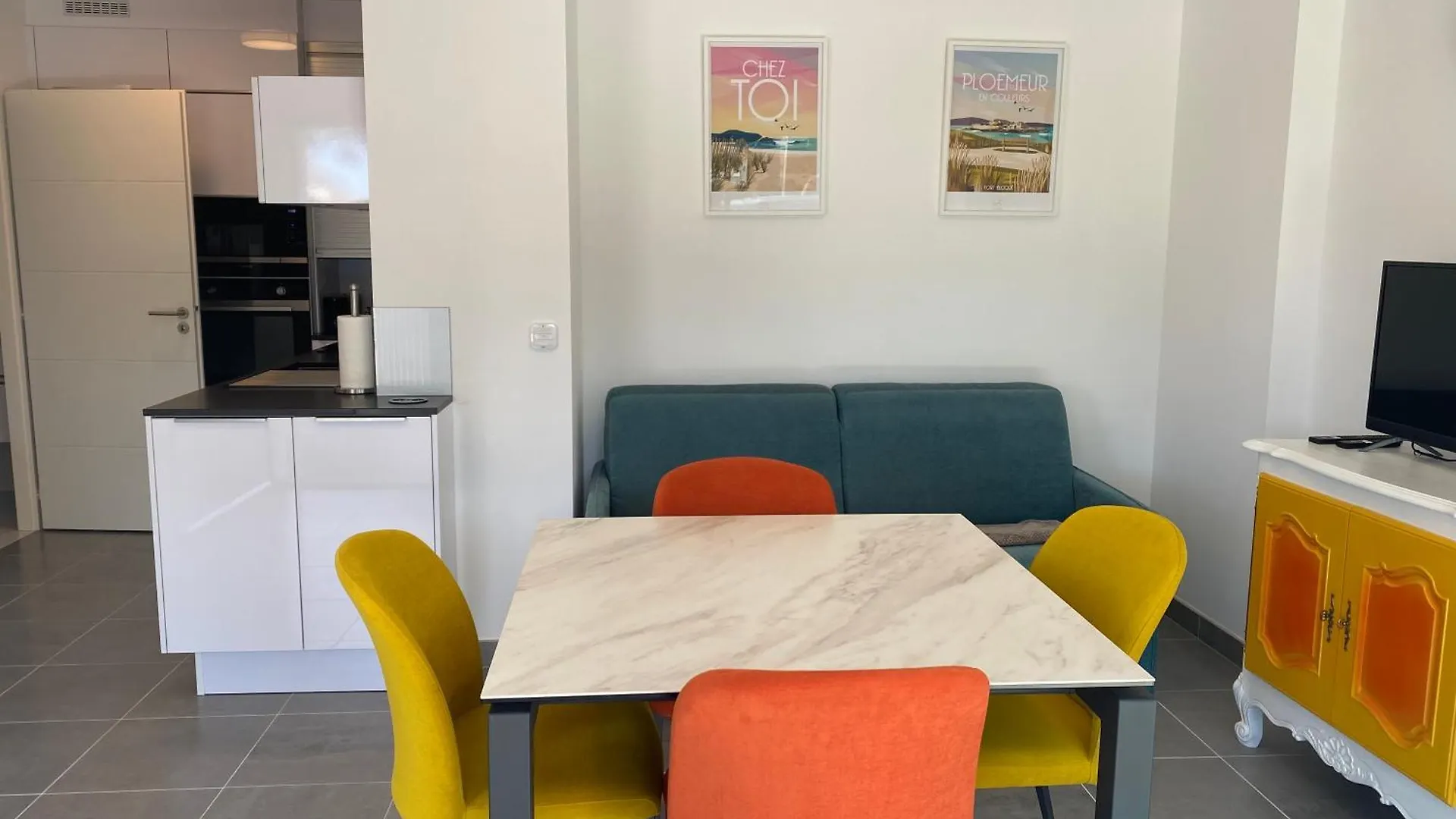 Apartamento Ref 256 - Larmor-Plage T2 En Rdc Plein Bourg Avec Terrasse Sur Rue Principale Et Parking