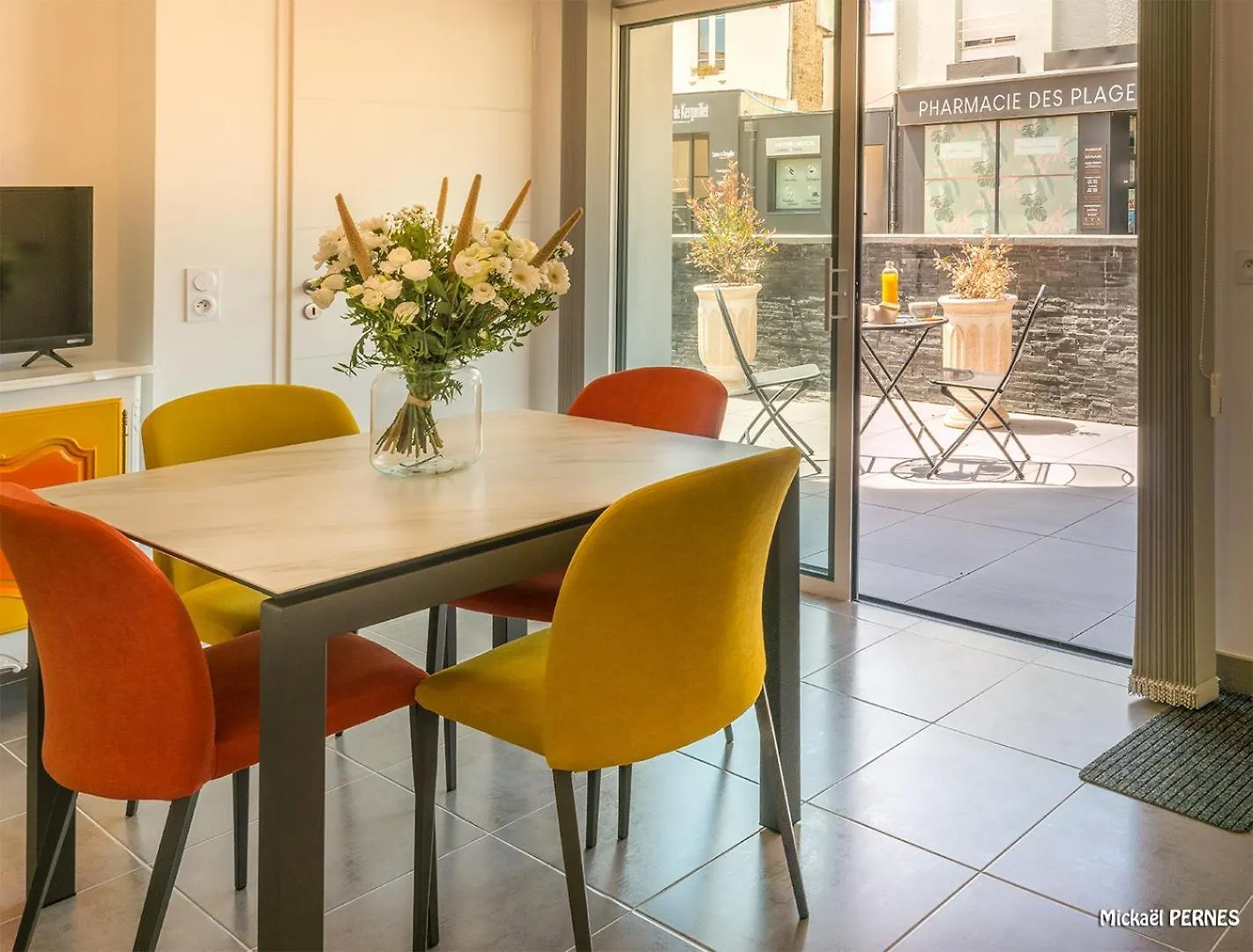 Apartamento Ref 256 - Larmor-Plage T2 En Rdc Plein Bourg Avec Terrasse Sur Rue Principale Et Parking